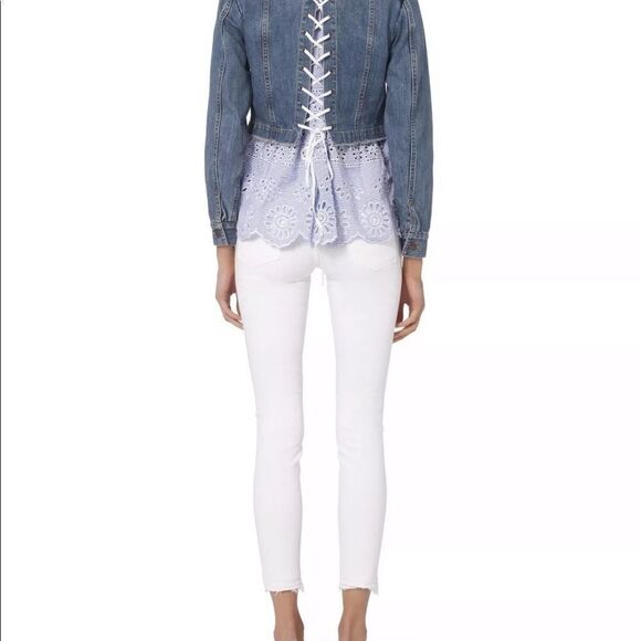 Sea New York Eyelet Combo Denim Jacket - Picture 2 of 2